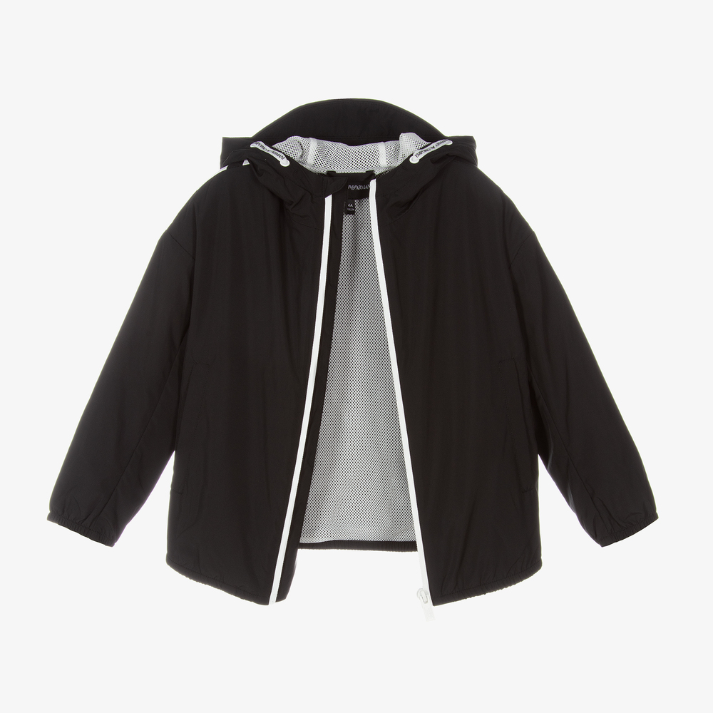 Emporio Armani - Boys Black EA Crew 