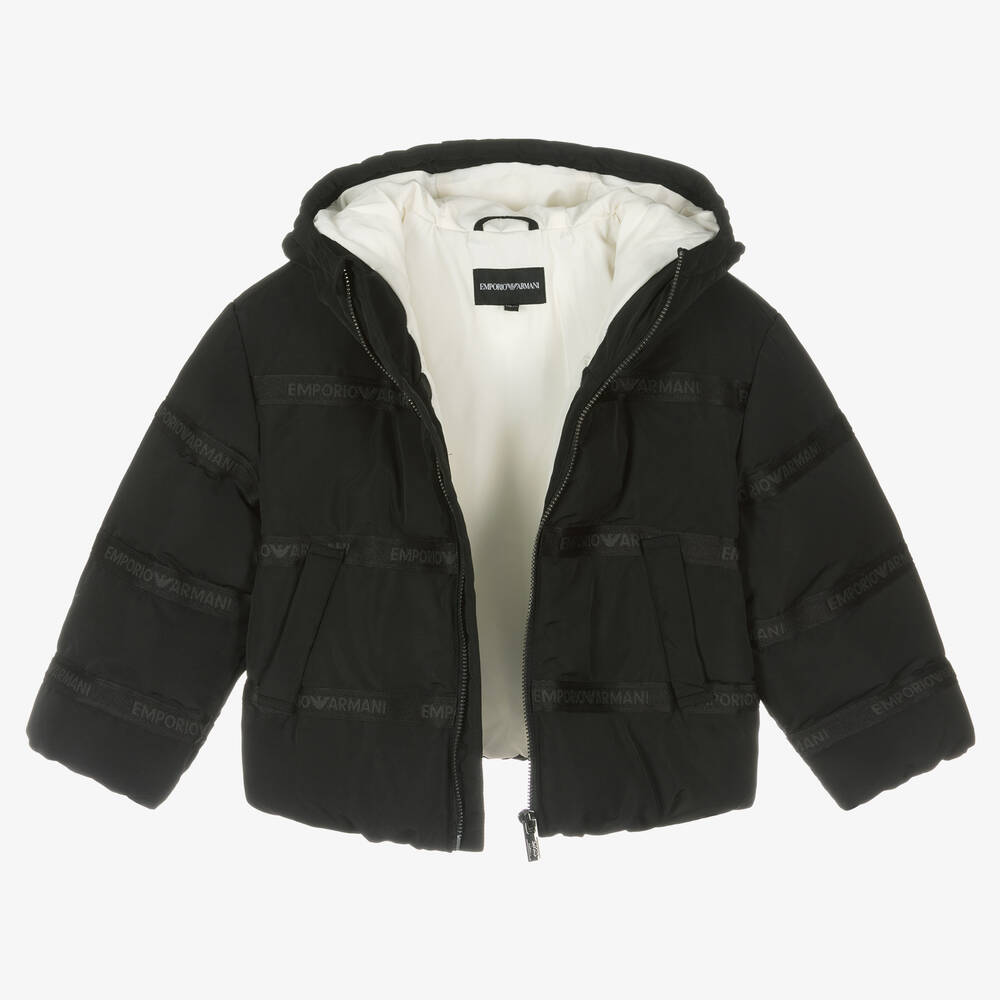 Boys armani puffer jacket sale