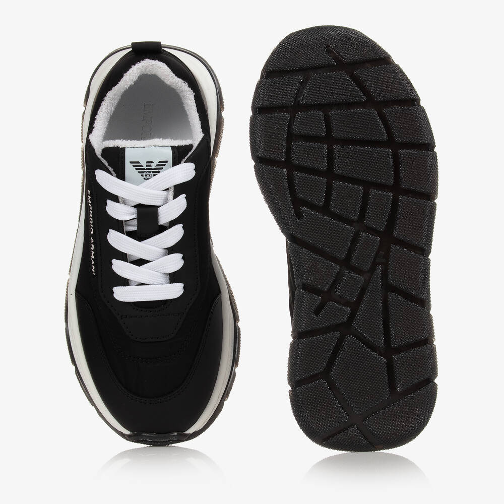 Kids online armani trainers