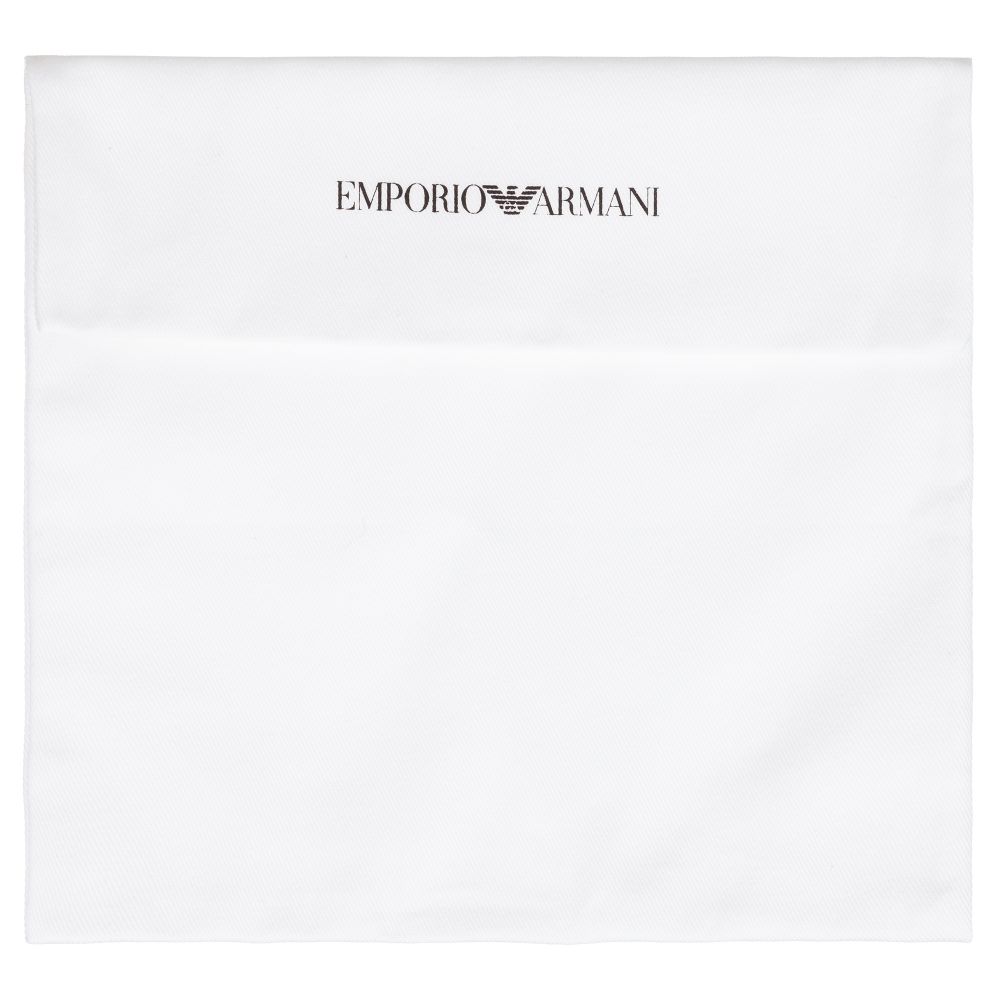 Emporio Armani-Boys Black Leather Sandals | Childrensalon Outlet