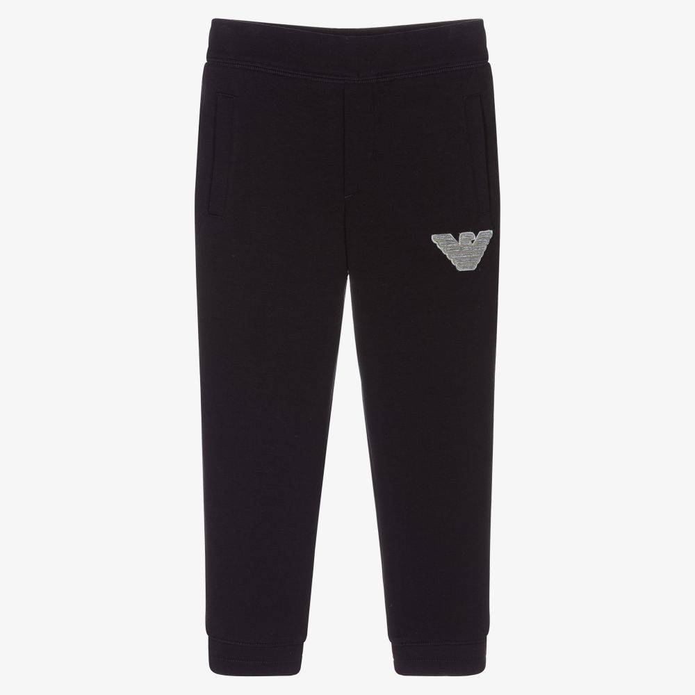 Emporio Armani - Blaue Baumwoll-Jogginghose (J) | Childrensalon