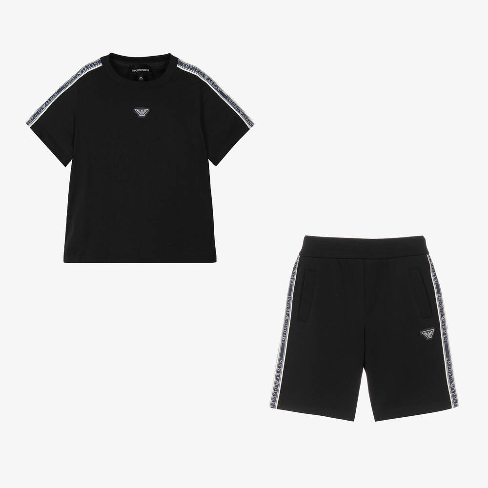 Armani tape shorts hot sale