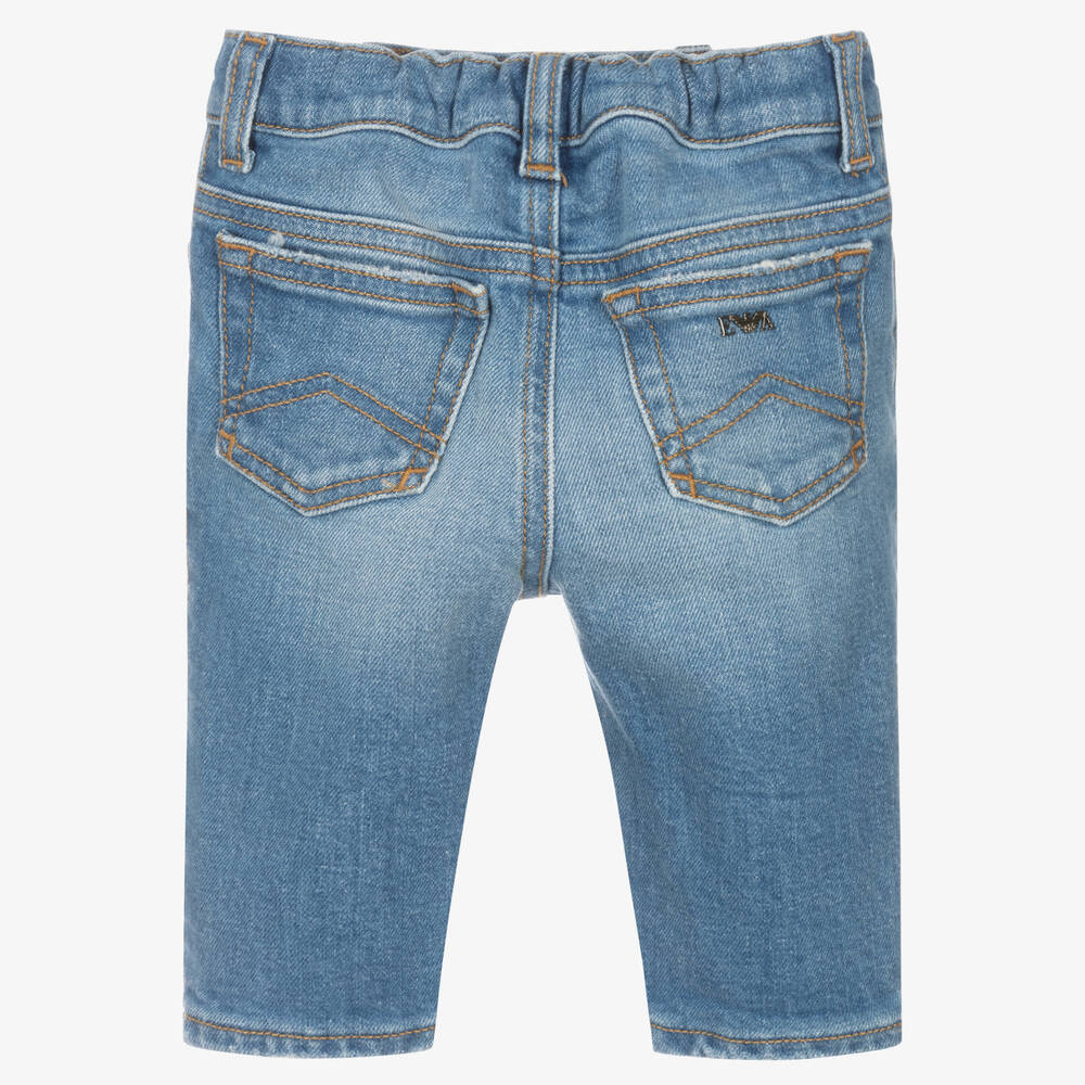 Emporio Armani Boys Blue Denim Jeans