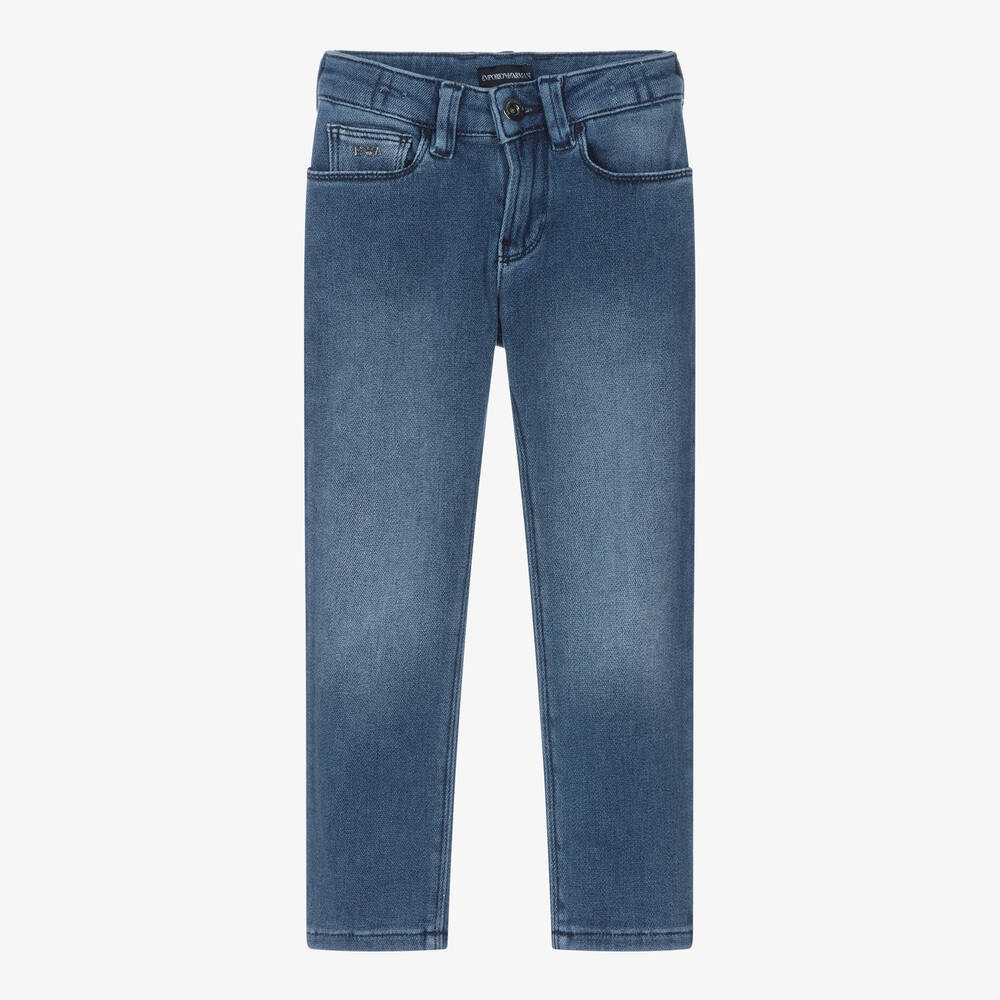 Emporio Armani - Jean bleu en denim Garçon | Childrensalon