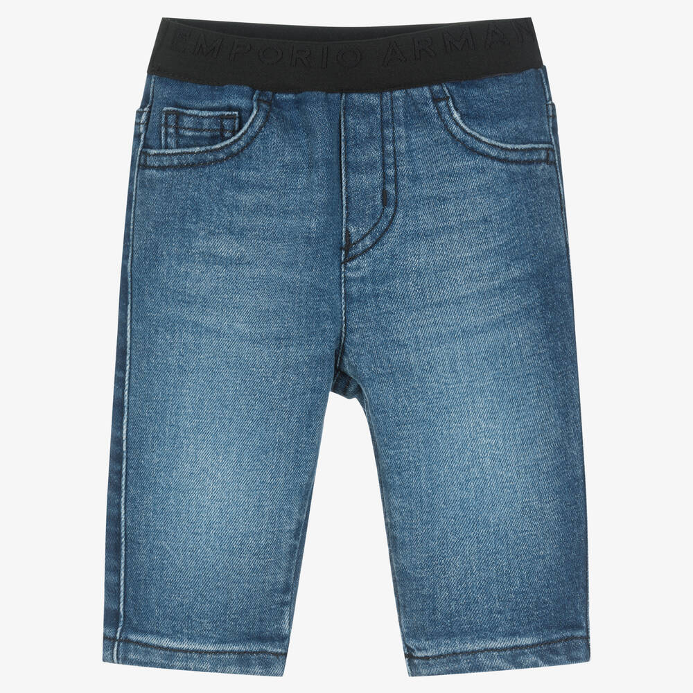 Emporio Armani - Синие джинсы для мальчиков | Childrensalon