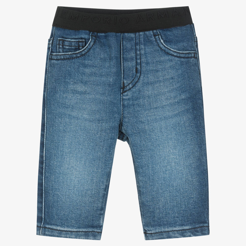 Emporio Armani - Jean bleu en denim Garçon | Childrensalon