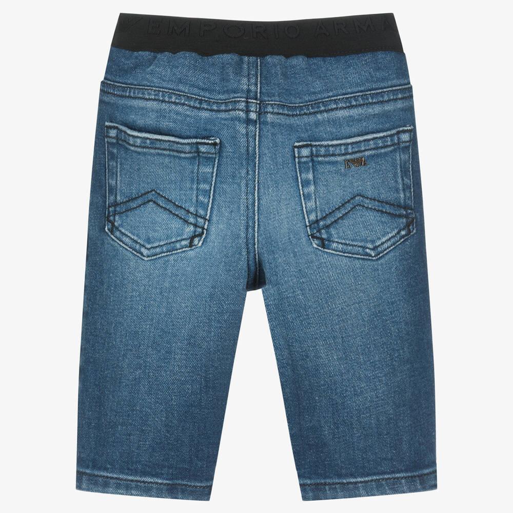 Emporio Armani Boys Blue Denim Jeans