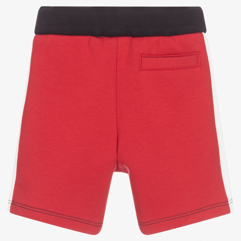 Emporio Armani-Boys Blue EA Logo Shorts | Childrensalon Outlet
