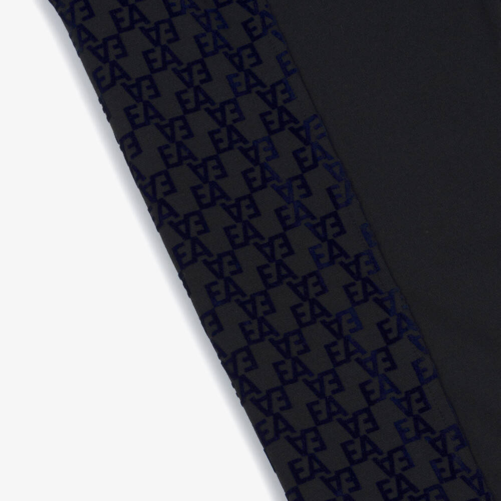 Emporio Armani-Синие джоггеры с логотипом для мальчиков | Childrensalon Outlet