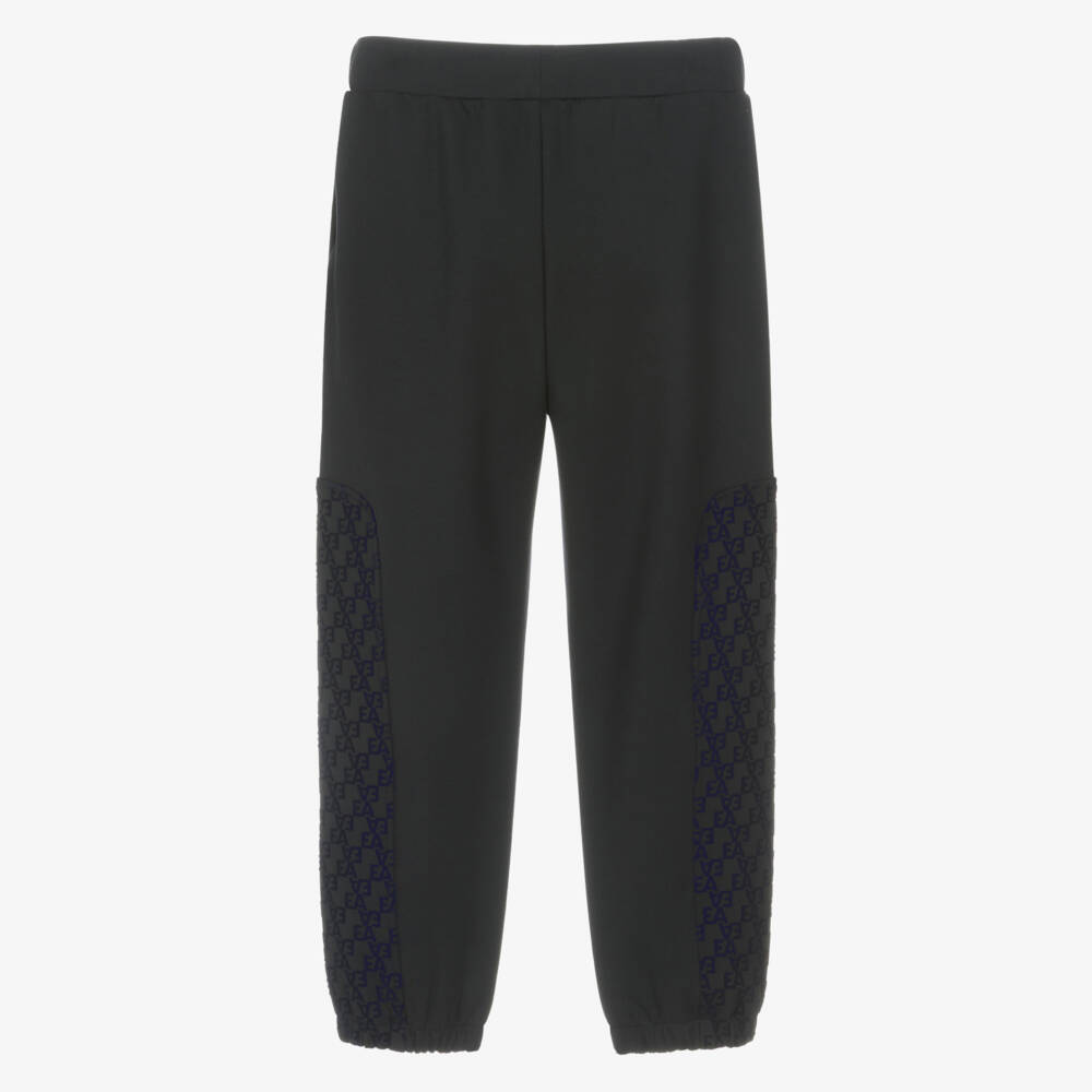 Emporio Armani-Синие джоггеры с логотипом для мальчиков | Childrensalon Outlet
