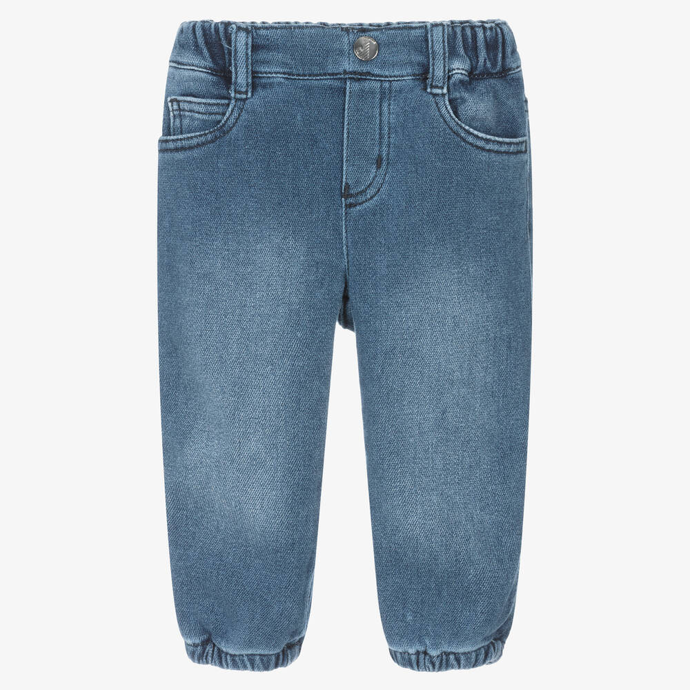 Emporio Armani - Синие джинсы стрейч для мальчиков | Childrensalon