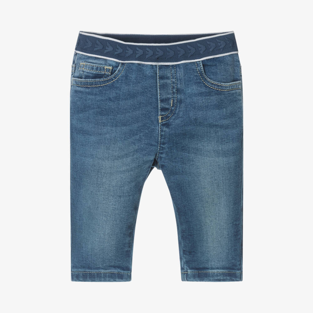 Emporio Armani-جينز دنيم أطفال ولادي لون أزرق | Childrensalon Outlet
