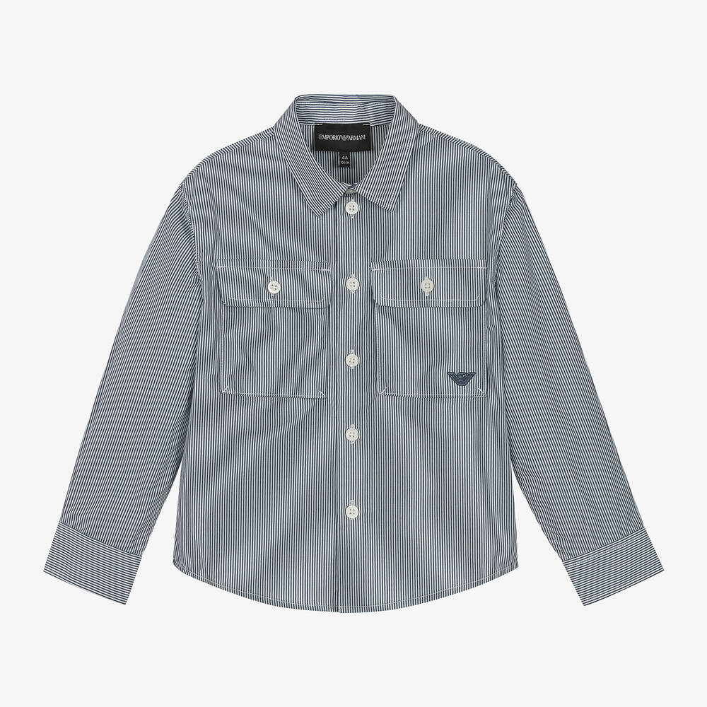 Blue Stripe Arcos Boy Shirt main image 1