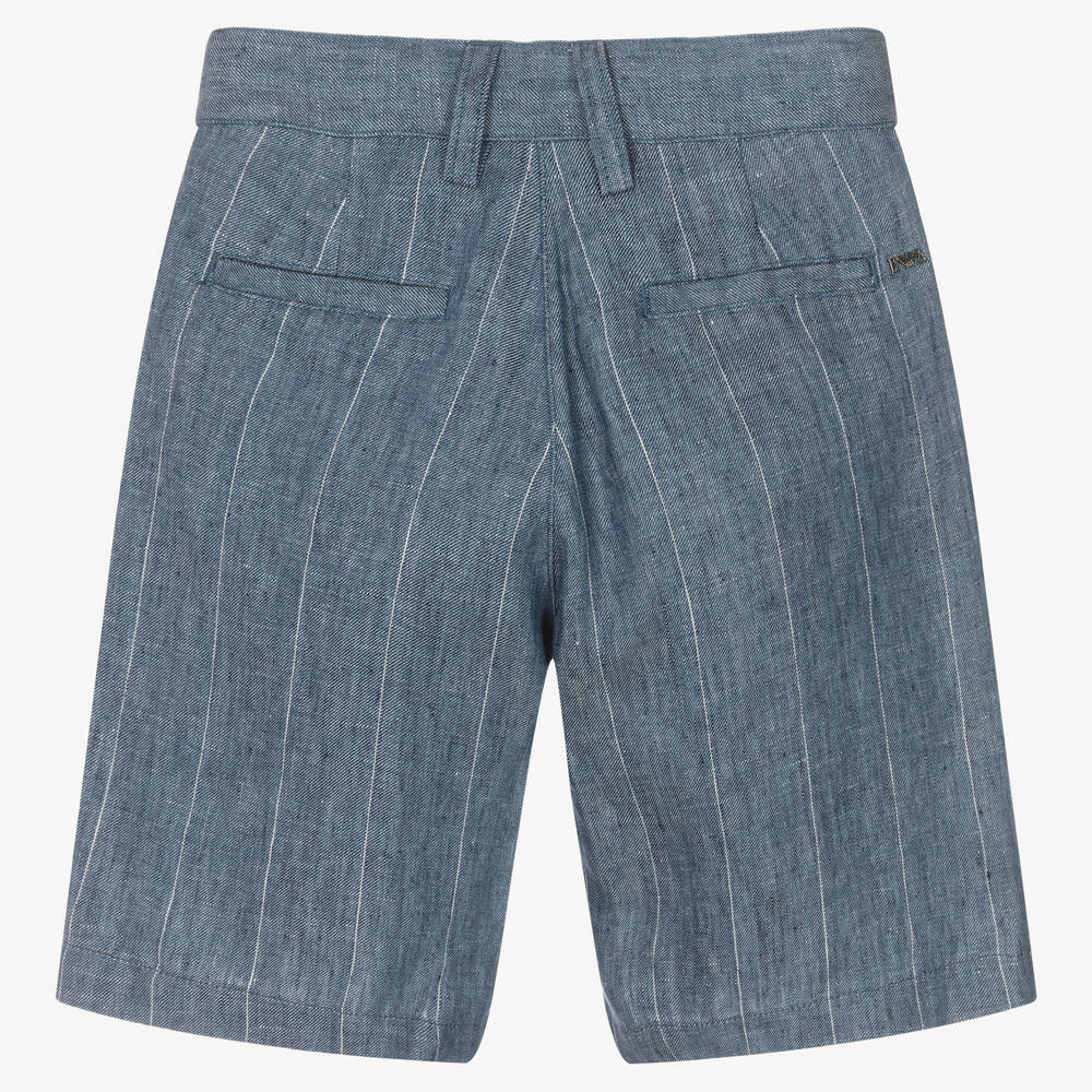 Armani linen shorts hot sale