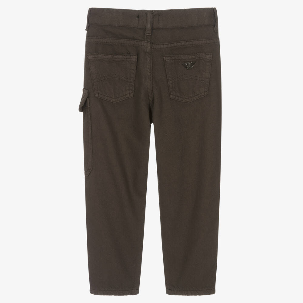 パンツ emporio armani archive pants brown 1990s Giorgio Armani Brown Archive Pants – Dolce Vita Hub