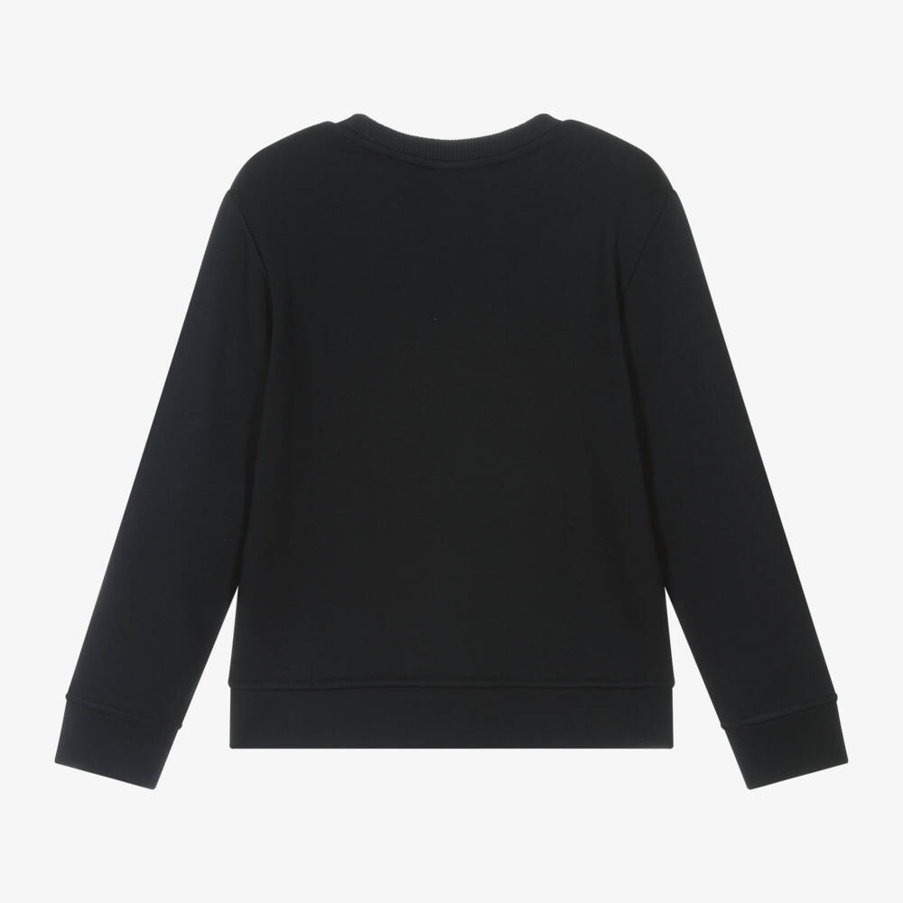 Emporio Armani-Boys Deep Blue Logo Sweatshirt | Childrensalon Outlet
