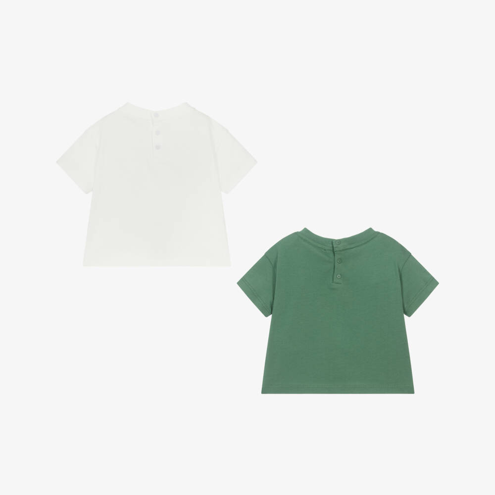 Emporio Armani-Boys' Duo Cotton Jersey Tops | Childrensalon Outlet