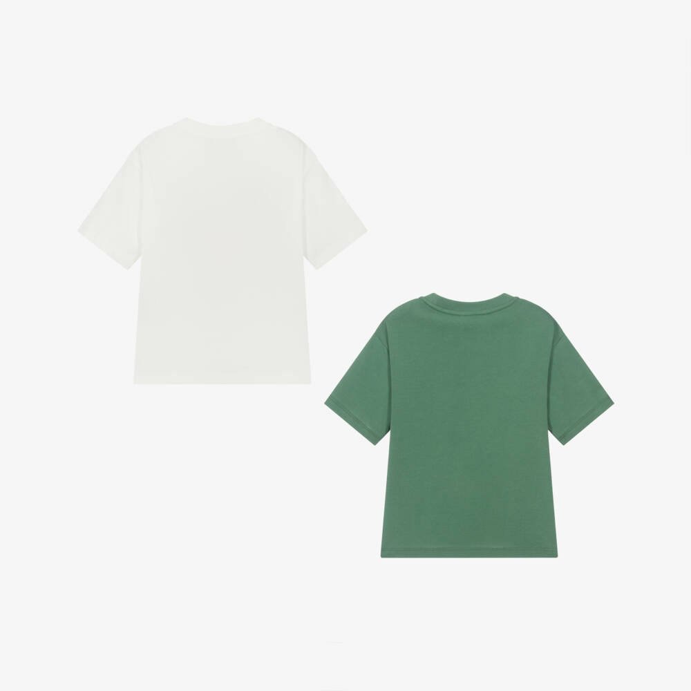 Emporio Armani-Boys Duo Cotton Tees Set | Childrensalon Outlet