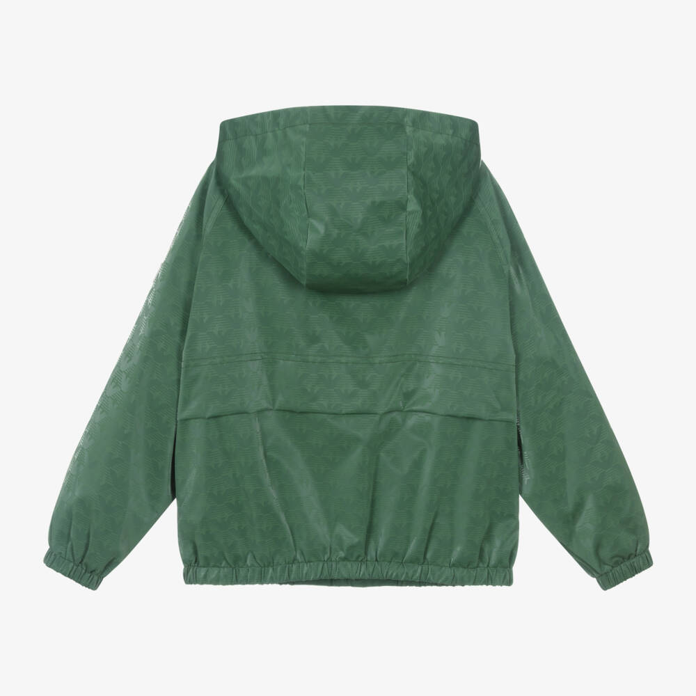 إEmporio Armani-جاكيت نسيم الزمرد للأولاد | Childrensalon Outlet