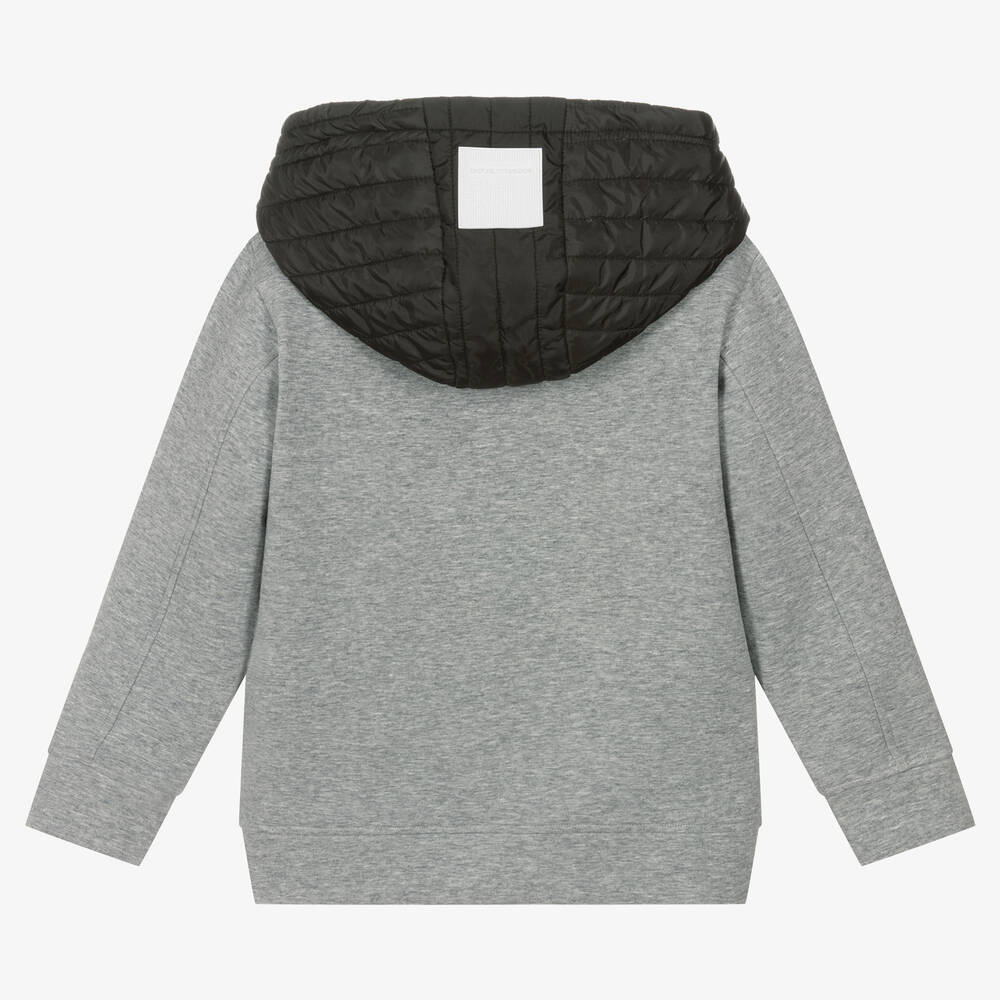 Emporio armani grey hoodie hotsell