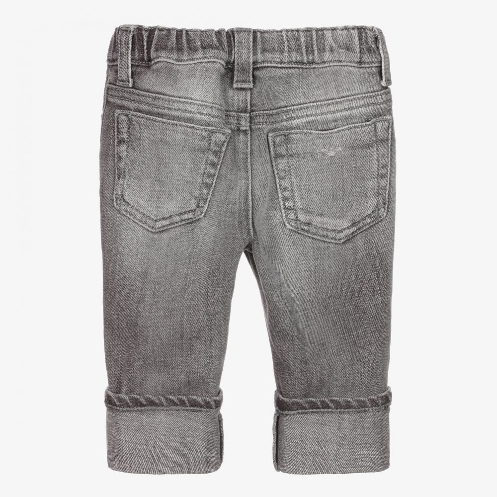 Emporio Armani Boys Grey Denim Jeans