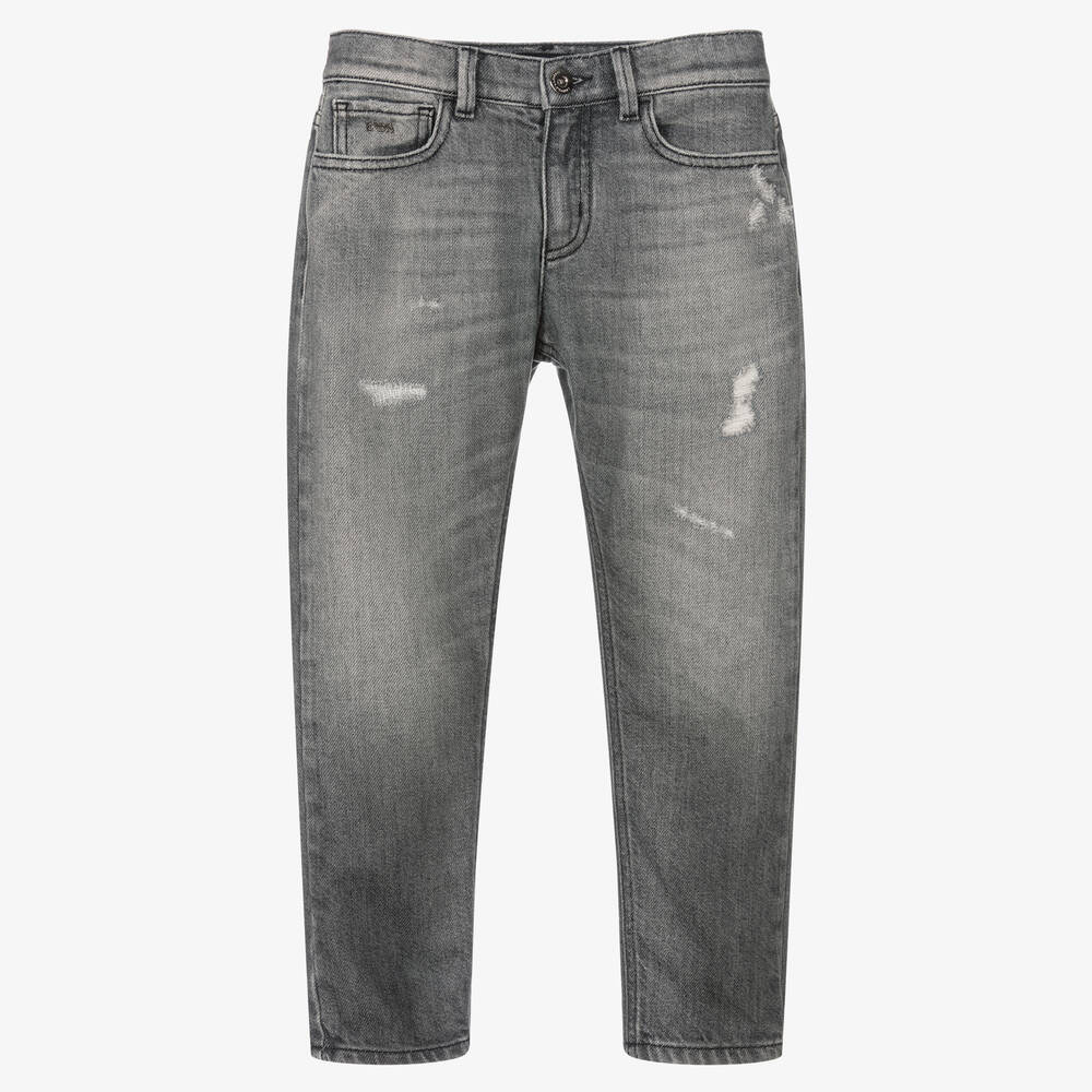 Emporio Armani - Graue Regular-Fit-Jeans (J) | Childrensalon