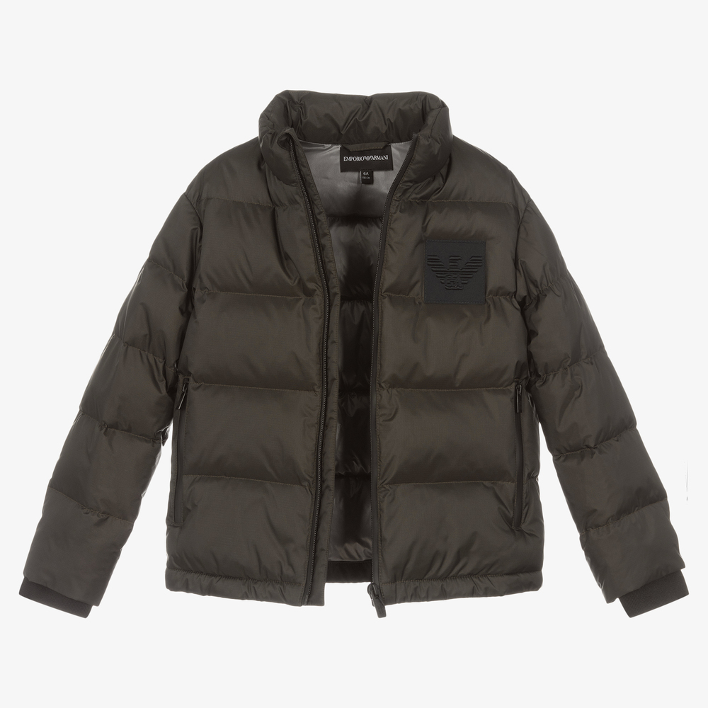 Armani boys coats discount