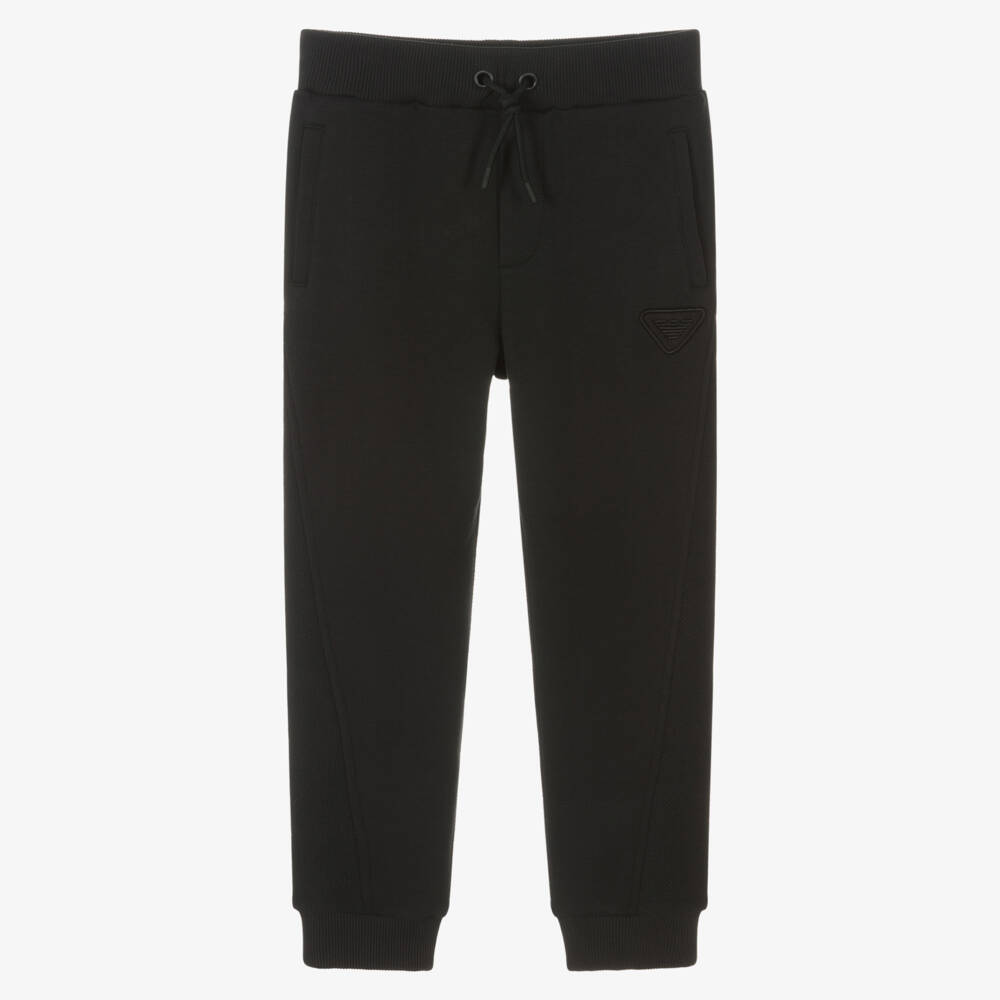 Emporio Armani-Брюки синий орёл для мальчиков | Childrensalon Outlet