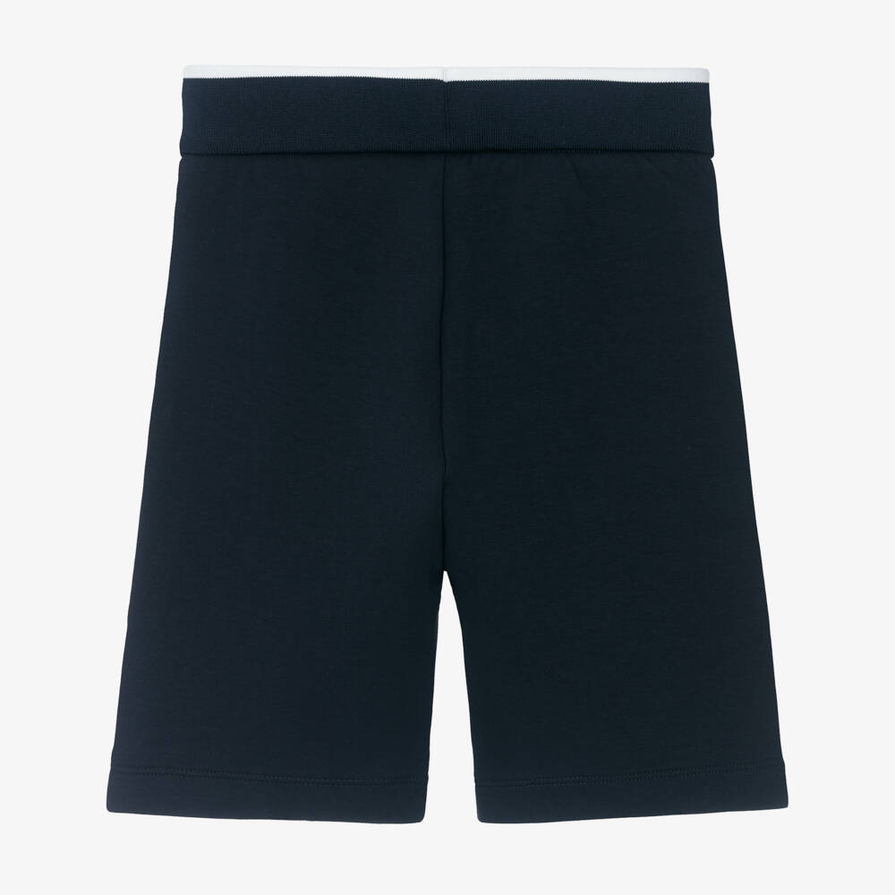 إEmporio Armani-شورت أزرق داكن احتفالي للأولاد | Childrensalon Outlet