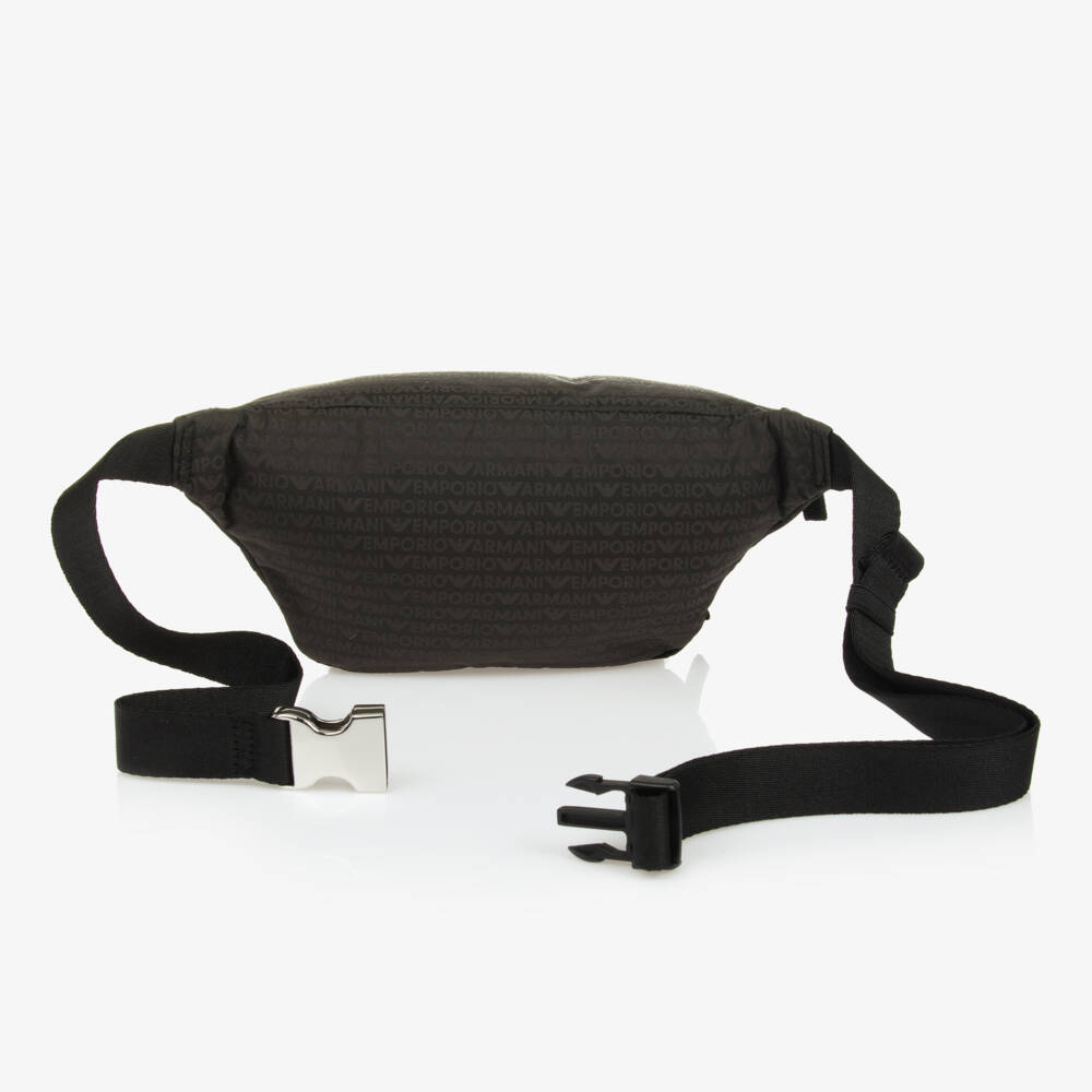 إمبوريو أرماني-حقيبة حزام لون أخضر كاكي للأولاد (21 سم) | Childrensalon Outlet