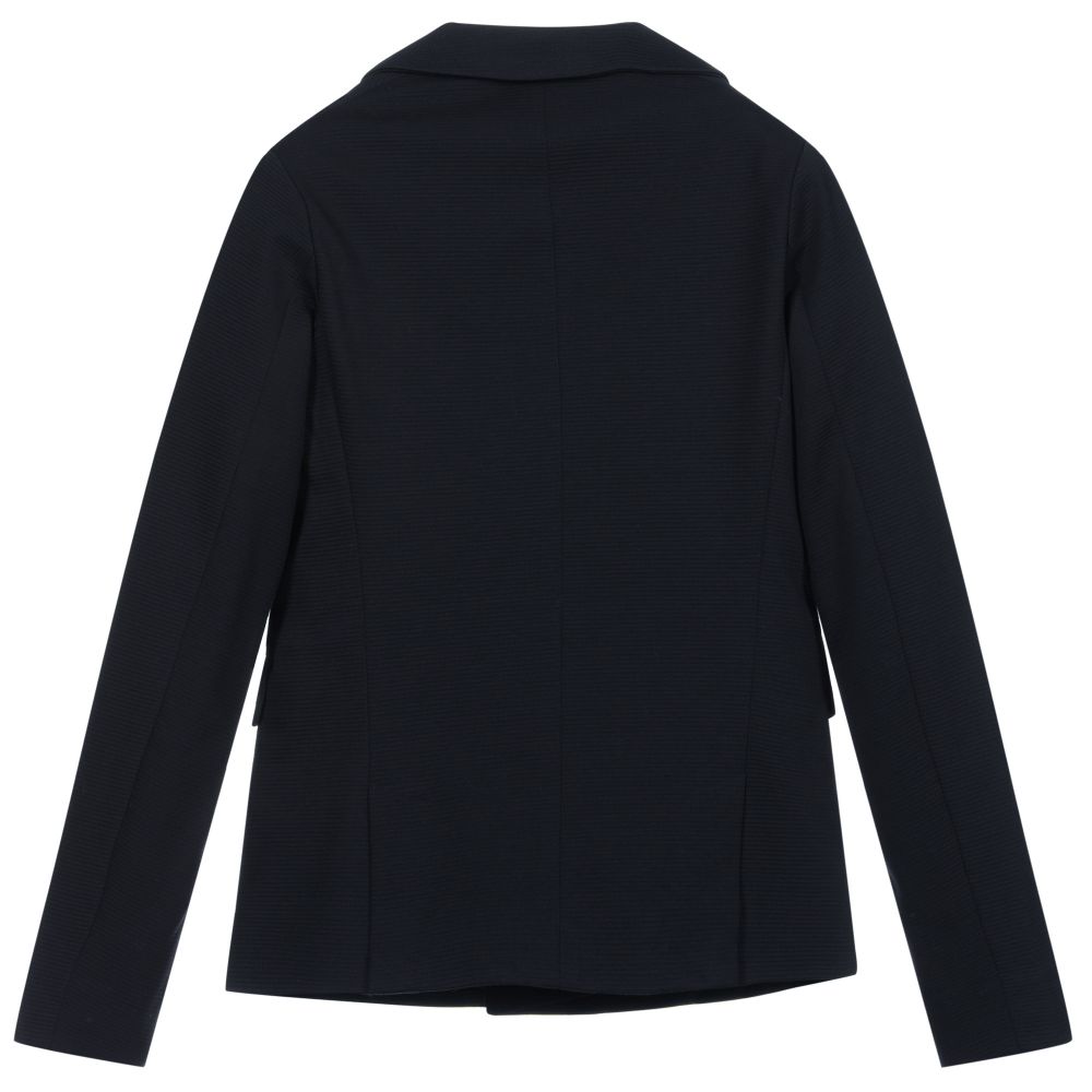Emporio armani boys navy blue blazer childrensalon outlet