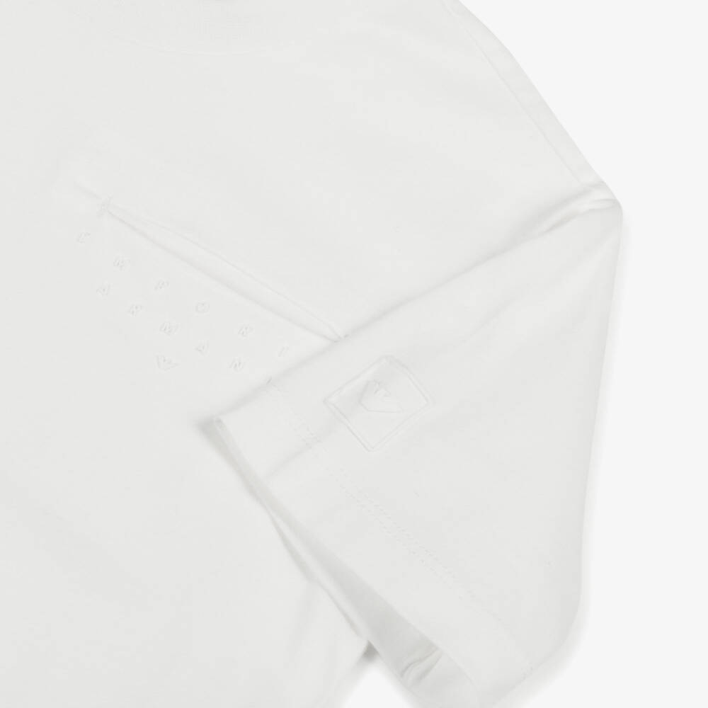 Emporio Armani-Boys Navy Blue Cotton Eagle Logo Shorts Set | Childrensalon Outlet