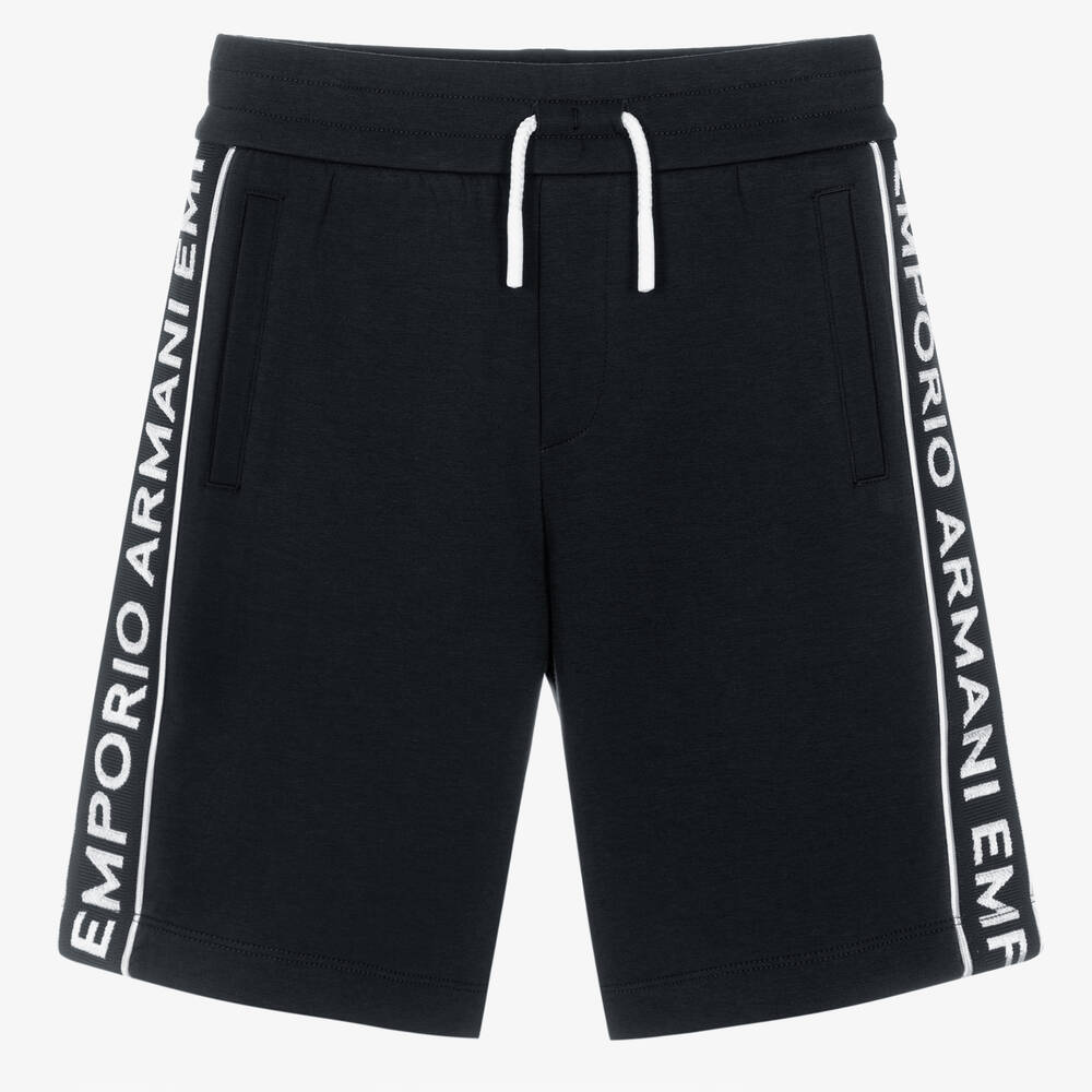 Emporio Armani - Navyblaue Jersey-Shorts (J) | Childrensalon
