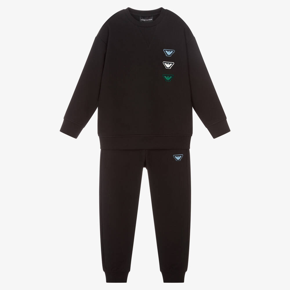 Emporio Armani - Survêtement bleu marine Garçon | Childrensalon