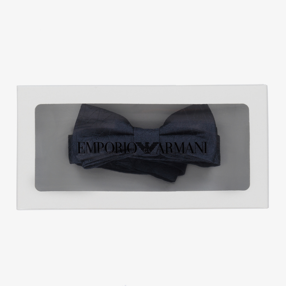 Emporio armani bow sale tie