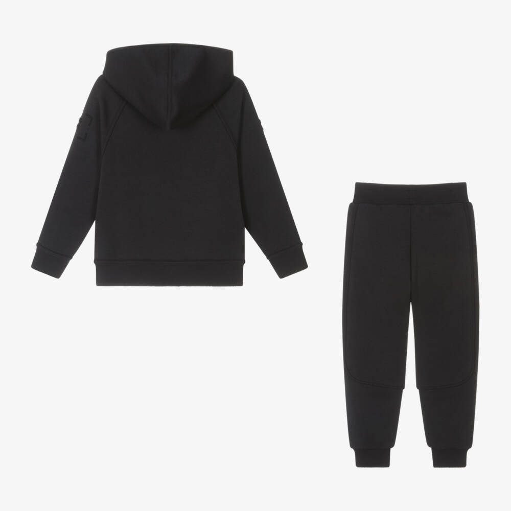 Emporio Armani-Boys Navy Cotton Blend Set | Childrensalon Outlet