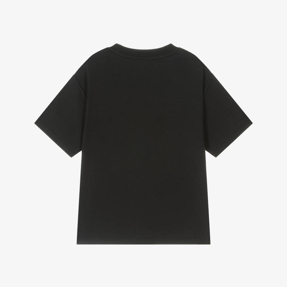 Emporio Armani-Boys Navy Eagle Emblem Tee | Childrensalon Outlet