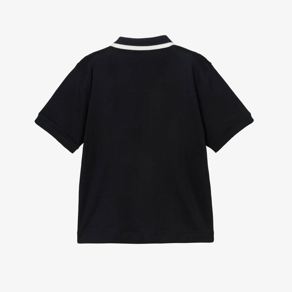 Emporio Armani-Рубашка поло синий для мальчиков | Childrensalon Outlet