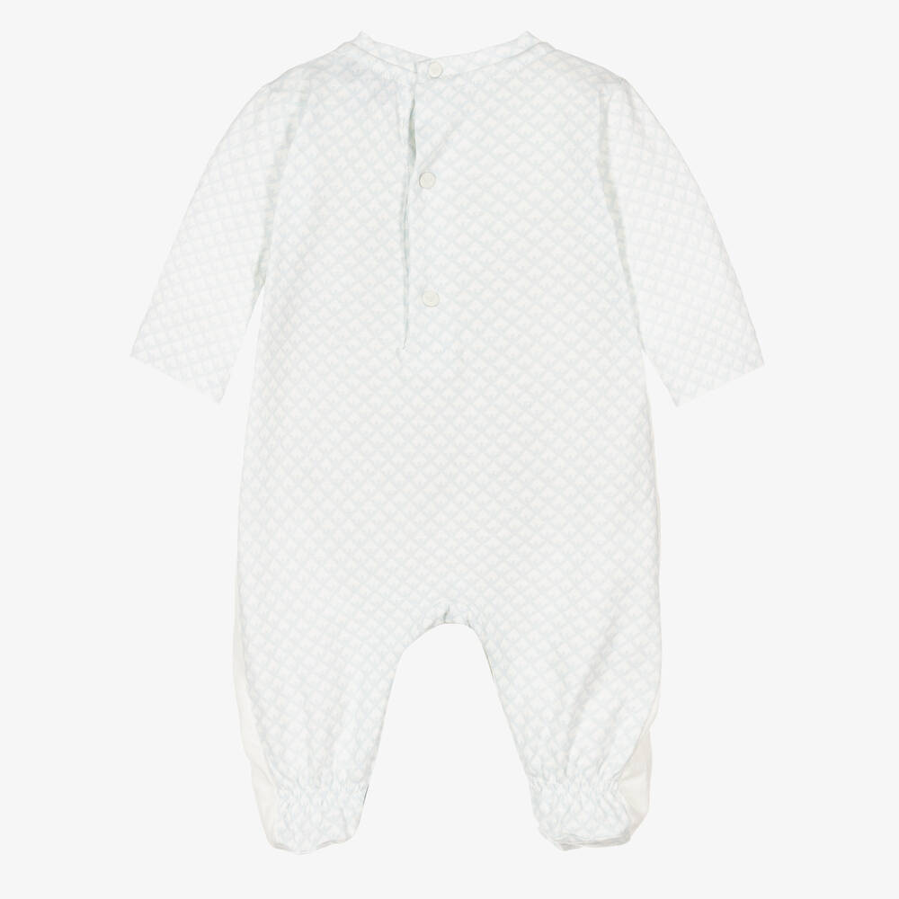 Emporio Armani-Голубой хлопковый комбинезон | Childrensalon Outlet