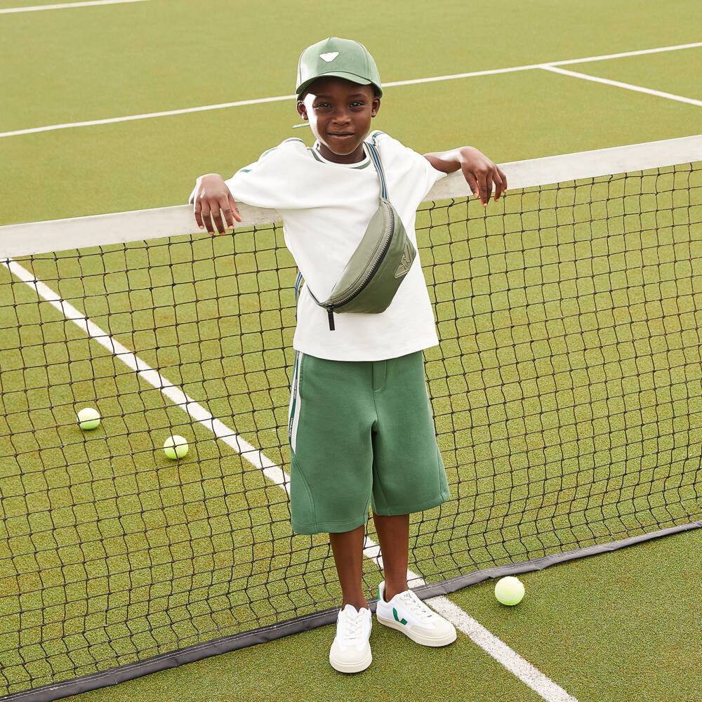 Emporio Armani-Boys Silky Emerald Belt Pouch | Childrensalon Outlet