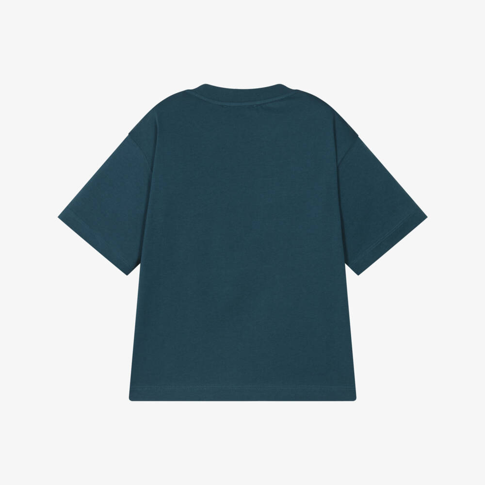 Emporio Armani-Boys Soft Azure Tee Delight | Childrensalon Outlet
