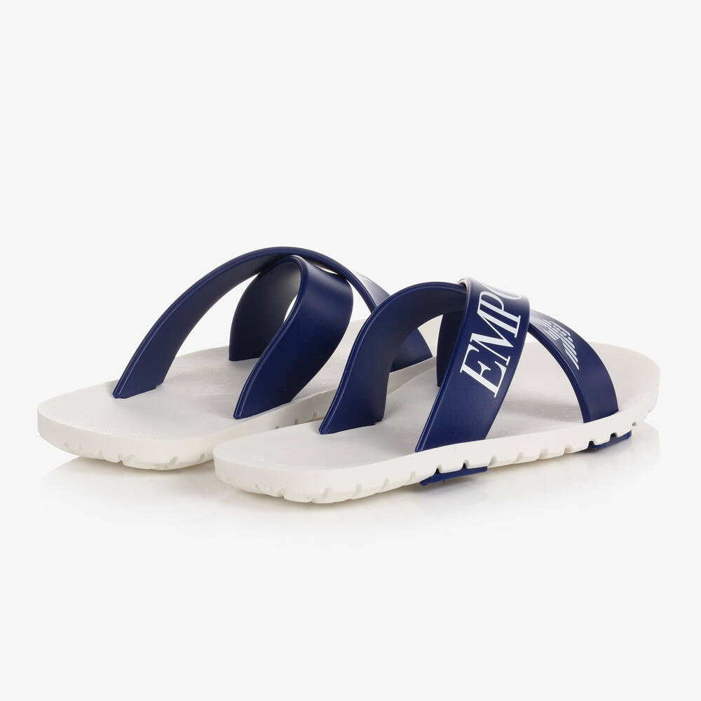 Boys armani clearance sliders