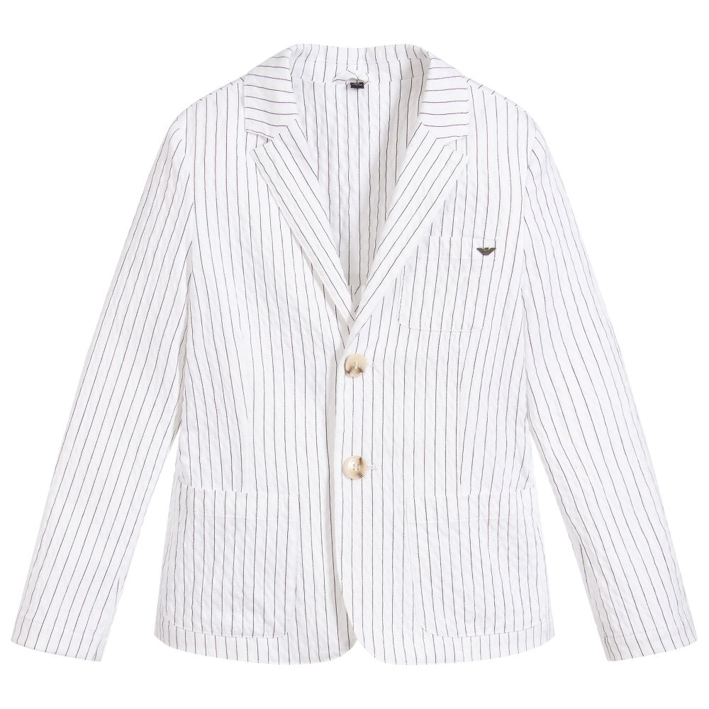 armani white blazer