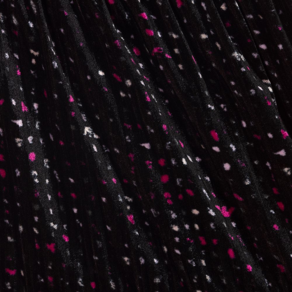 Emporio Armani-Girls Black Velvet Dress | Childrensalon Outlet