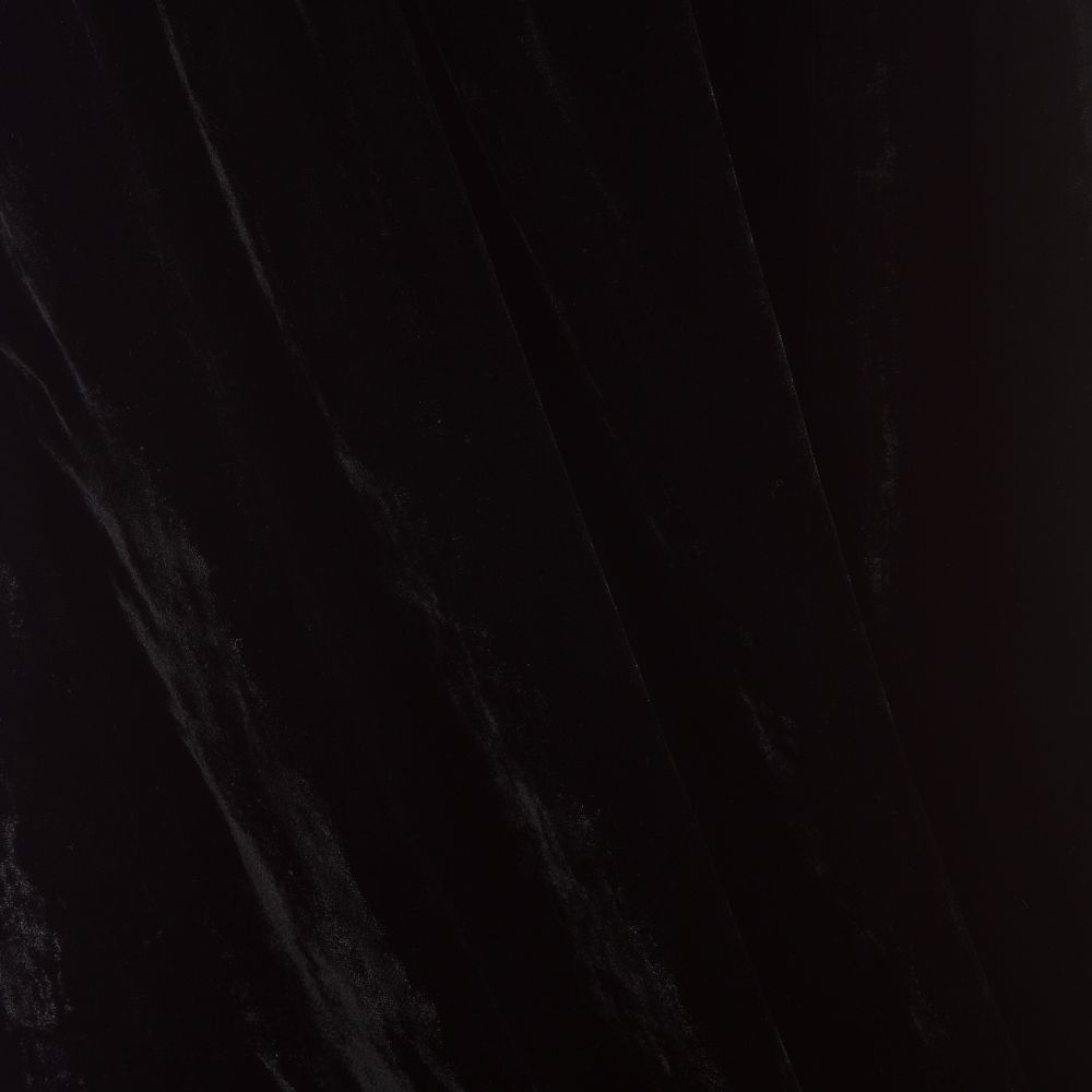 إEmporio Armani-جمبسوت مزيج حرير مخمل لون أسود للبنات | Childrensalon Outlet