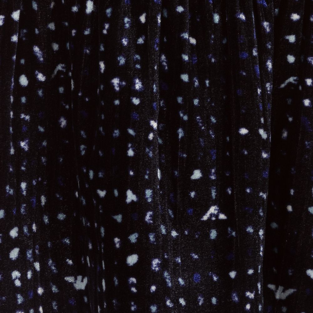 Emporio Armani-Синяя бархатная юбка для девочек | Childrensalon Outlet