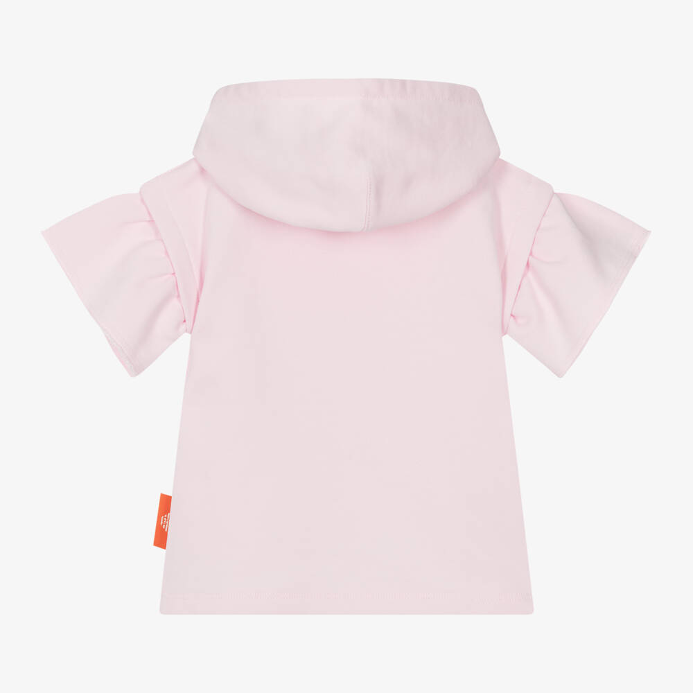 إEmporio Armani-فستان بناتي قطني وردي مع دب | Childrensalon Outlet