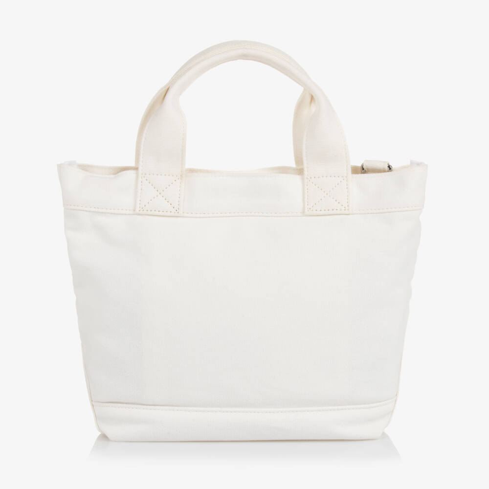 Emporio Armani-Girls Elegant White Carry-All Tote | Childrensalon Outlet