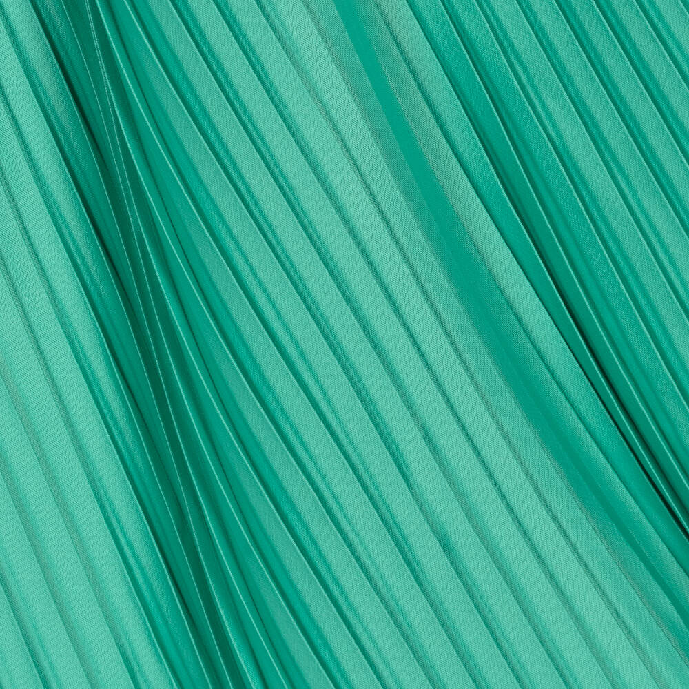 Emporio Armani-Girls Green Cotton Polo Dress | Childrensalon Outlet