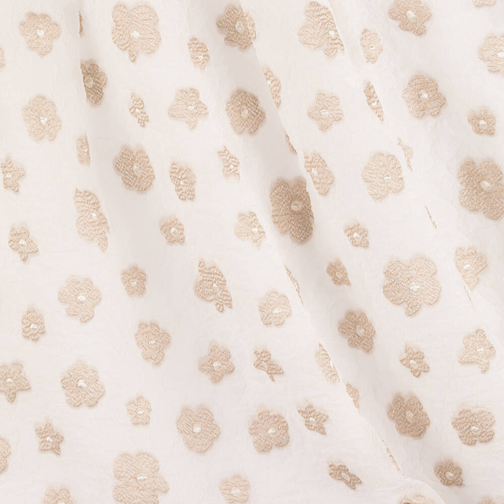 Emporio Armani-Girls Ivory Floral Crêpe Skirt | Childrensalon Outlet